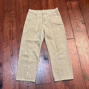 COS relaxed mid rise wide leg jeans